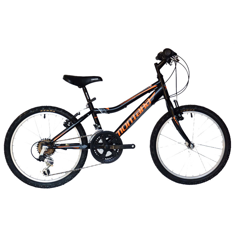 Montana 20  gyermek kerékpár - fekete/narancs